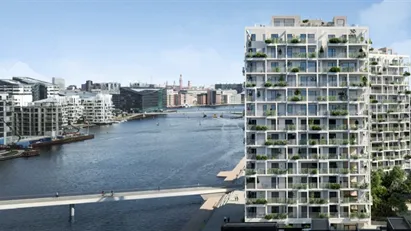 Luksus lejlighed på Bryggen med vand udsigt.