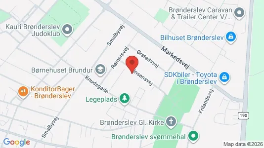 Lejligheder til leje i Brønderslev - Foto fra Google Street View