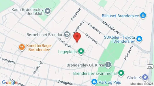 Lejligheder til leje i Brønderslev - Foto fra Google Street View