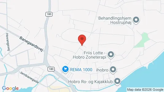 Lejligheder til leje i Hobro - kort over placeringen