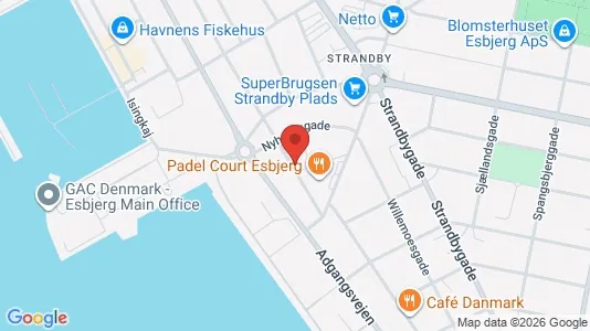 Lejligheder til leje i Esbjerg Centrum - Foto fra Google Street View