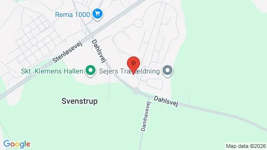 Lejligheder til leje i Odense S - kort over placeringen