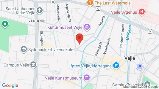 Lejligheder til leje i Vejle Centrum - Foto fra Google Street View