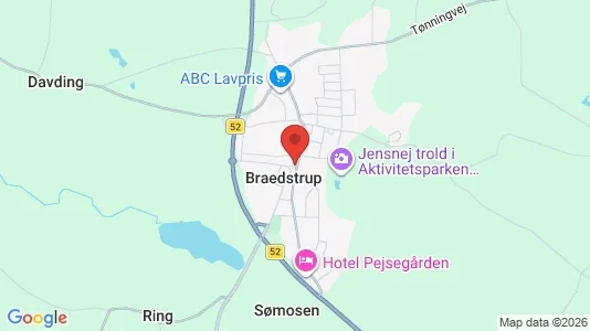 Lejligheder til salg i Brædstrup - Foto fra Google Street View
