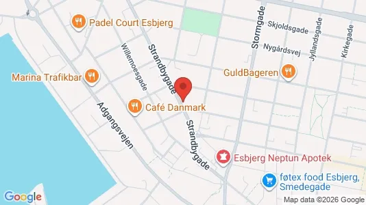 Lejligheder til leje i Esbjerg Centrum - Foto fra Google Street View