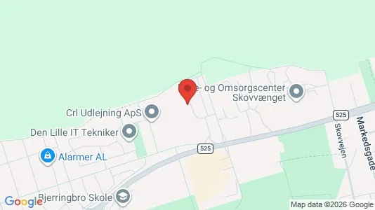 Lejligheder til leje i Bjerringbro - Foto fra Google Street View