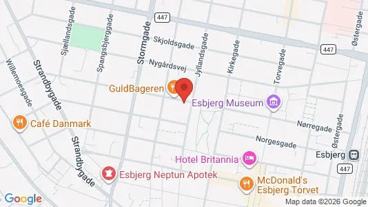 Lejligheder til leje i Esbjerg Centrum - Foto fra Google Street View