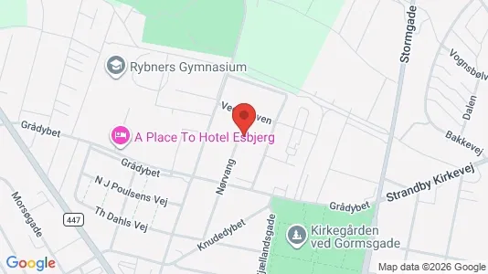 Lejligheder til leje i Esbjerg Centrum - Foto fra Google Street View