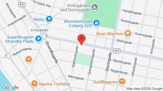 Lejligheder til leje i Esbjerg Centrum - Foto fra Google Street View