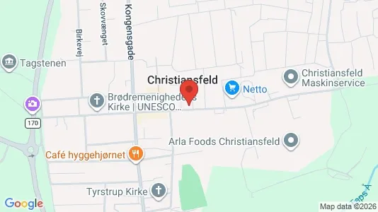 Lejligheder til leje i Christiansfeld - Foto fra Google Street View