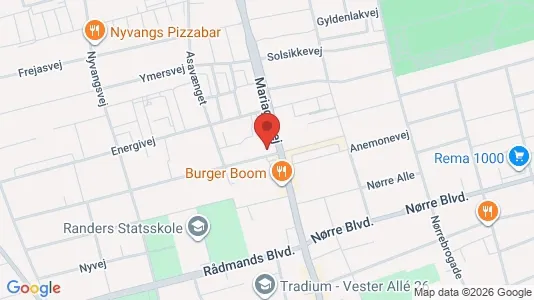 Lejligheder til leje i Randers NV - Foto fra Google Street View