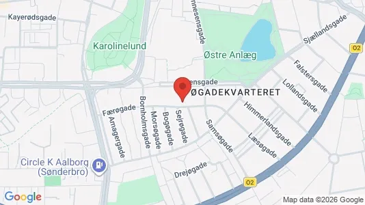 Lejligheder til leje i Aalborg Centrum - Foto fra Google Street View