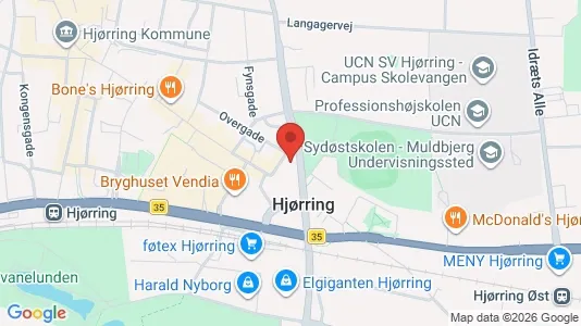 Lejligheder til leje i Hjørring - Foto fra Google Street View