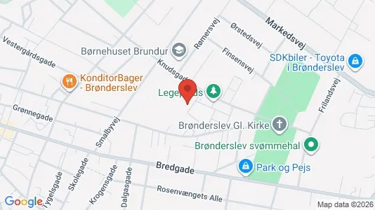 Lejligheder til leje i Brønderslev - Foto fra Google Street View