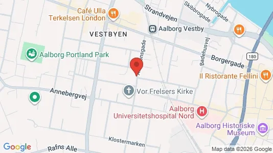 Lejligheder til leje i Aalborg Centrum - Foto fra Google Street View