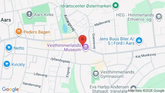 Lejligheder til leje i Aars - kort over placeringen