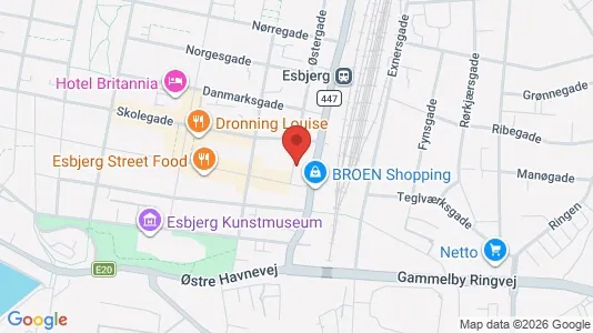 Lejligheder til leje i Esbjerg Centrum - Foto fra Google Street View