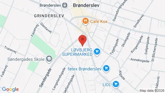 Lejligheder til leje i Brønderslev - Foto fra Google Street View