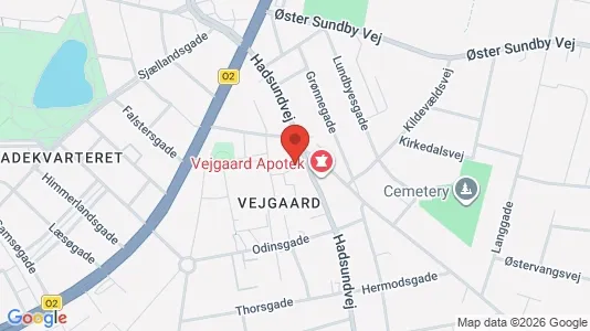 Lejligheder til salg i Aalborg Centrum - kort over placeringen