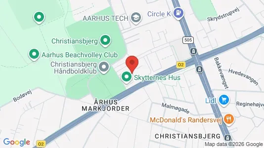 Lejligheder til leje i Århus N - kort over placeringen