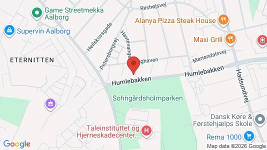 Lejligheder til leje i Aalborg Centrum - kort over placeringen