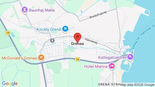 Lejligheder til leje i Grenaa - Foto fra Google Street View