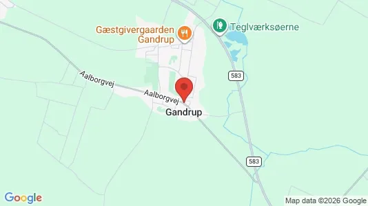 Lejligheder til salg i Gandrup - Foto fra Google Street View