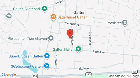 Lejligheder til salg i Galten - Foto fra Google Street View