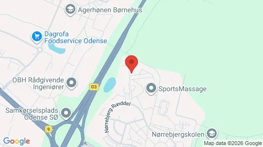 Lejligheder til leje i Odense SØ - Foto fra Google Street View
