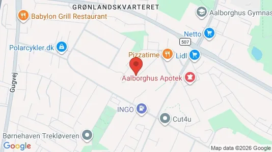Lejligheder til leje i Aalborg SØ - Foto fra Google Street View