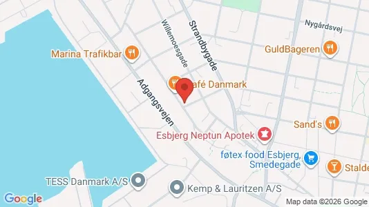 Lejligheder til leje i Esbjerg Centrum - Foto fra Google Street View