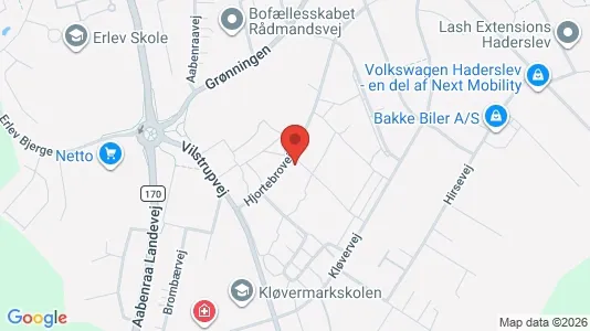 Lejligheder til leje i Haderslev - Foto fra Google Street View