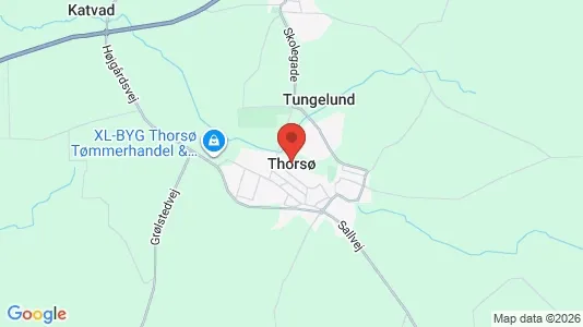 Lejligheder til leje i Thorsø - Foto fra Google Street View