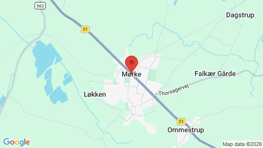 Lejligheder til leje i Mørke - Foto fra Google Street View
