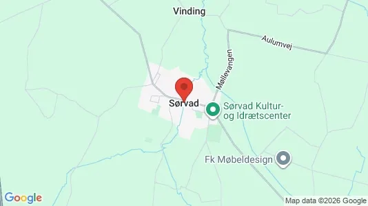 Lejligheder til leje i Sørvad - Foto fra Google Street View