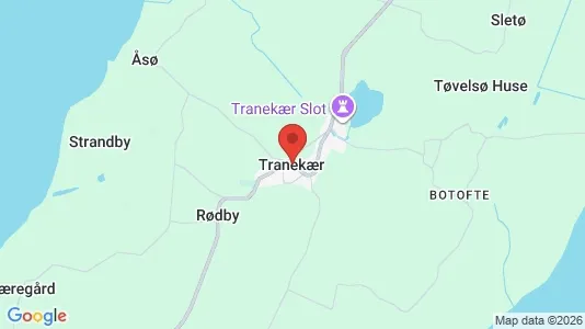 Lejligheder til leje i Tranekær - kort over placeringen
