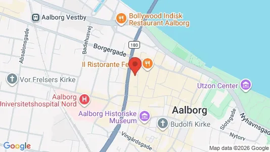 Lejligheder til leje i Aalborg Centrum - Foto fra Google Street View