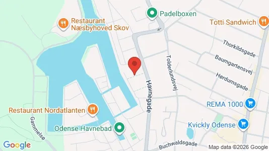 Lejligheder til leje i Odense C - Foto fra Google Street View