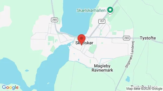 Lejligheder til leje i Skælskør - kort over placeringen