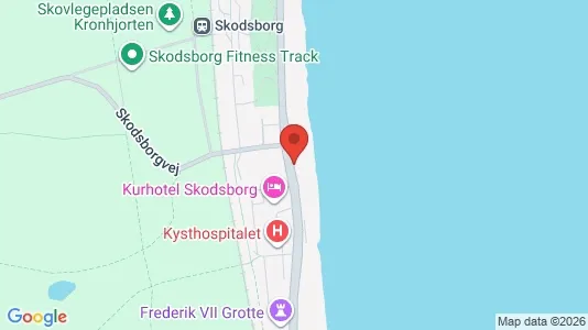 Lejligheder til salg i Skodsborg - kort over placeringen