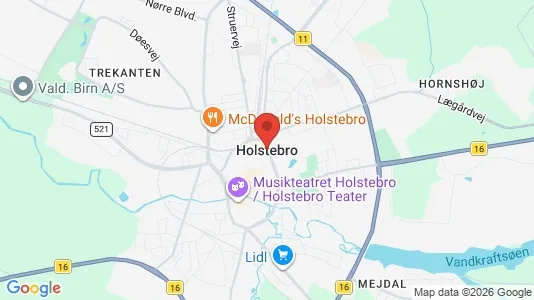 Lejligheder til salg i Holstebro - Foto fra Google Street View