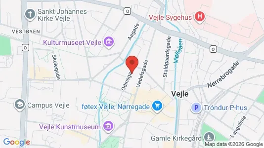 Lejligheder til salg i Vejle Centrum - Foto fra Google Street View