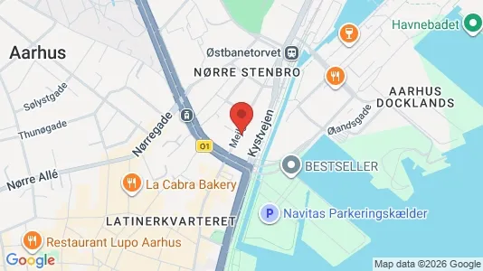 Lejligheder til leje i Århus C - Foto fra Google Street View