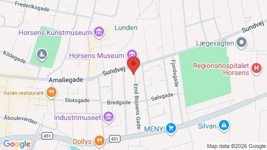 Lejligheder til salg i Horsens - Foto fra Google Street View