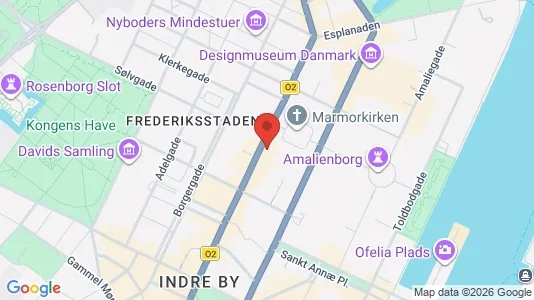 Lejligheder til leje i København K - kort over placeringen