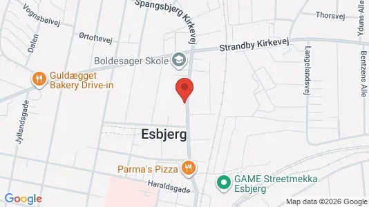 Lejligheder til leje i Esbjerg Centrum - Foto fra Google Street View