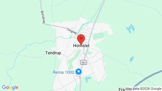Lejligheder til salg i Hornslet - Foto fra Google Street View