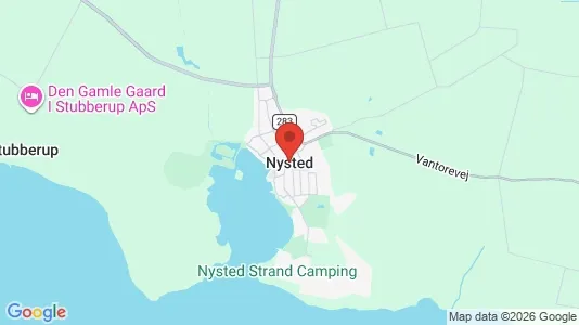 Lejligheder til leje i Nysted - kort over placeringen