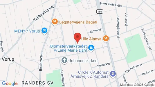 Lejligheder til salg i Randers SV - Foto fra Google Street View