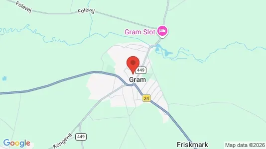 Lejligheder til leje i Gram - Foto fra Google Street View
